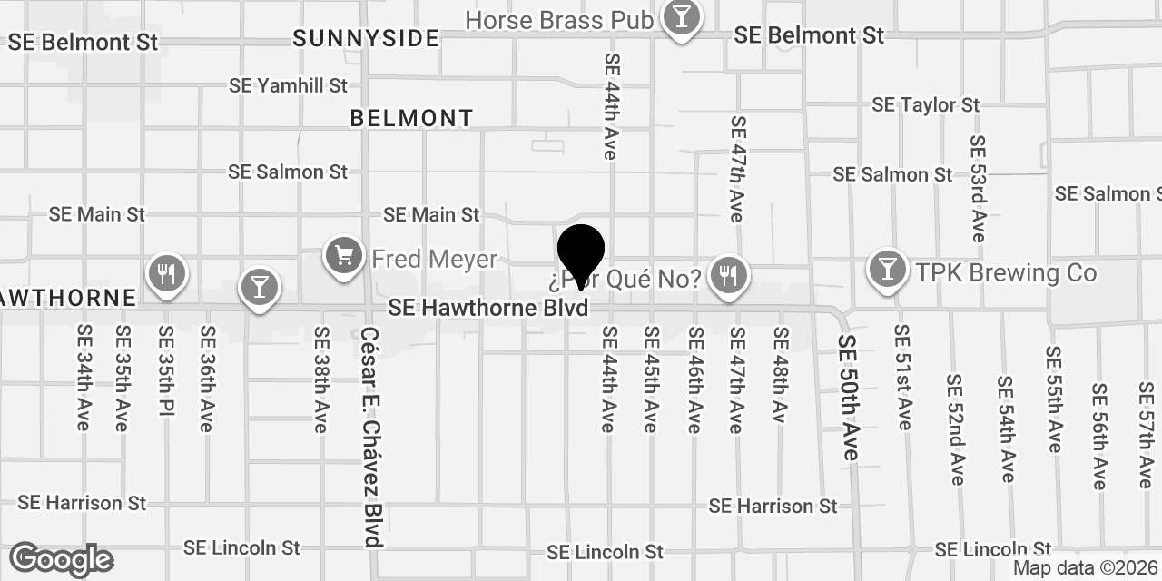 Map to The Back Door Theatre