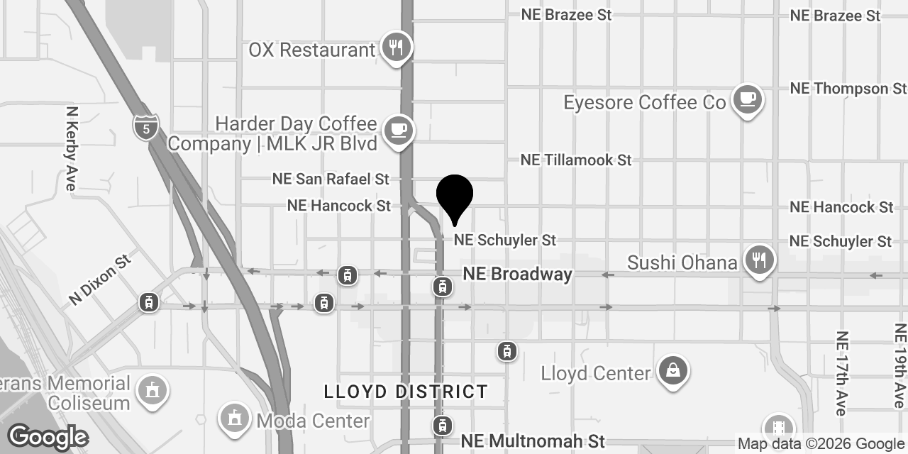 Map to AWOL Dance Collective