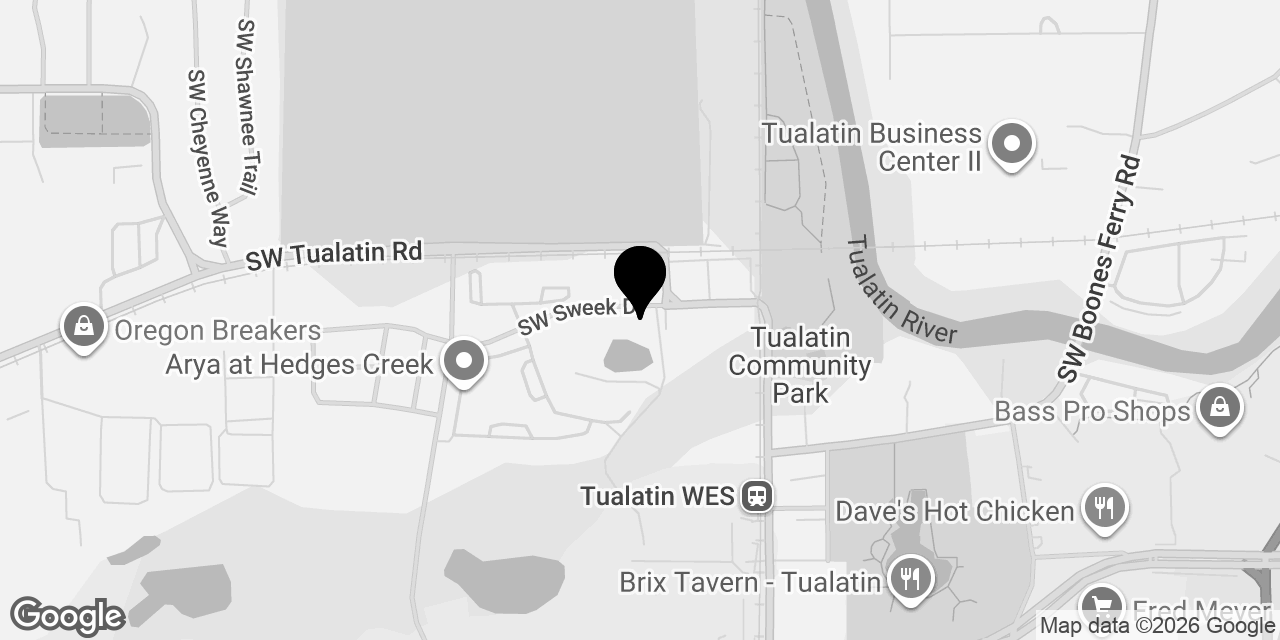 Map to Tualatin Heritage Center